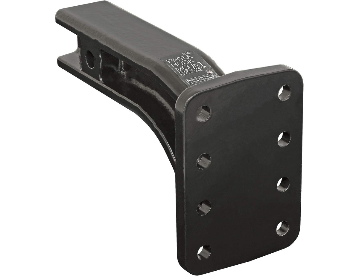 Buyers Products PM25812 front view showing receiver fit and sturdy plate benefit