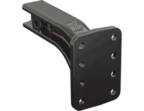 Buyers Products PM25812 front view showing receiver fit and sturdy plate benefit
