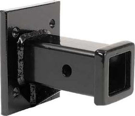 Buyers Products receiver next to tape measure showing size and fit for compatibility