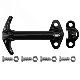 Buyers Products side profile showing the 90-degree elbow design for compact, same-plane mounting