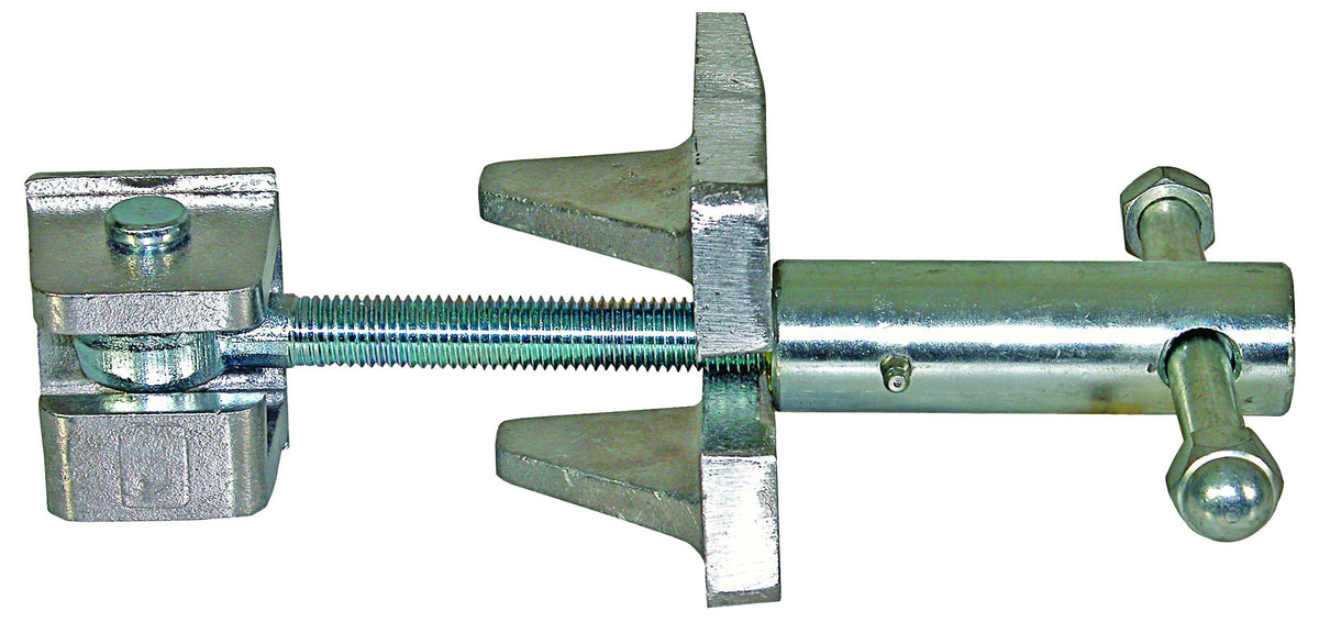 Buyers Products TGL3410 front view showing latch and aluminum bracket for secure containment