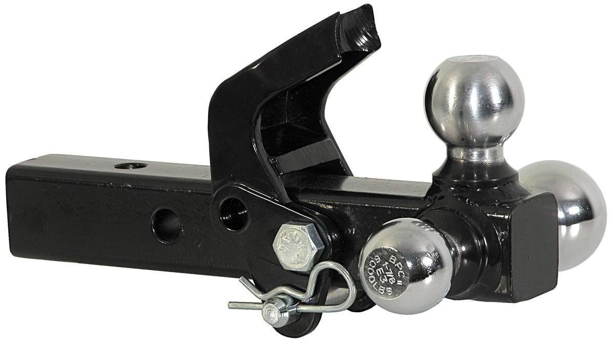 Buyers Products close-up of chrome welded balls, resists wear and reduces friction