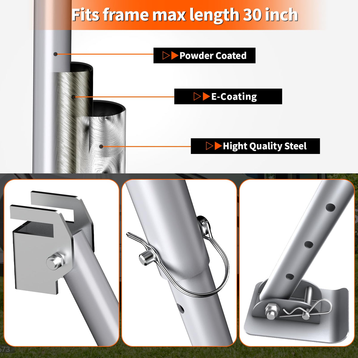 BuyGoe carry bag packed with legs connectors and straps for compact storage and transport