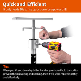 BuyGoe height adjustment scale showing 16 to 36 inch range for fitment