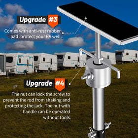 BuyGoe side-wind handle and 3/4" socket included for manual adjustment convenience