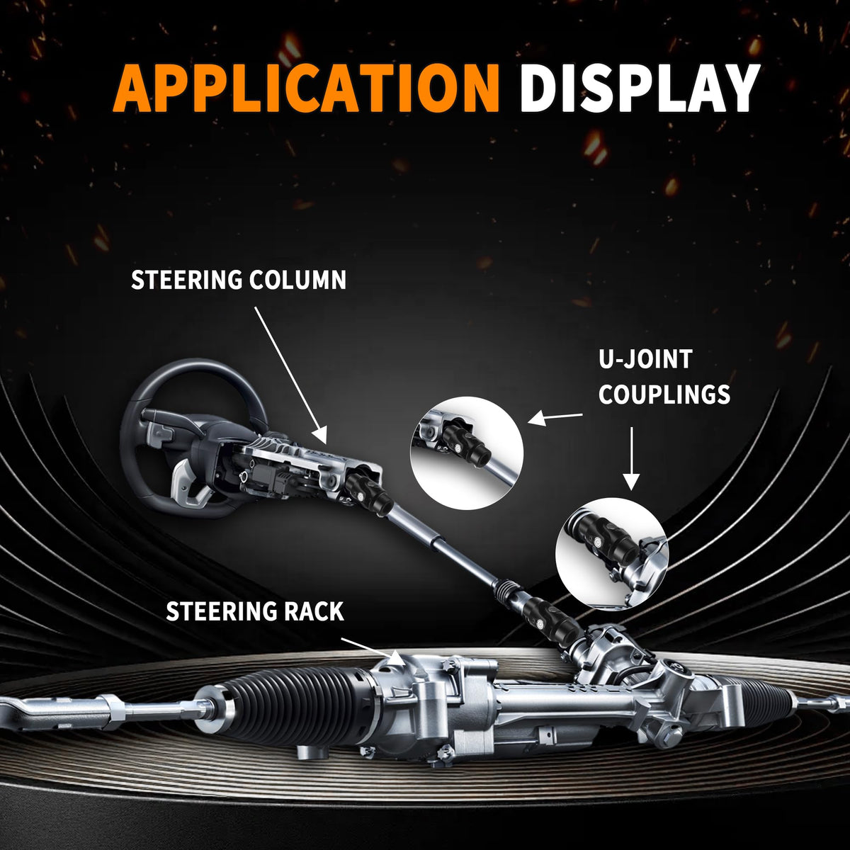 BUYMACHINERYPARTS side view with scale showing 83mm overall length accuracy