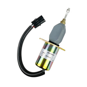 BUYMACHINERYPARTS solenoid front view showing housing and label for easy identification