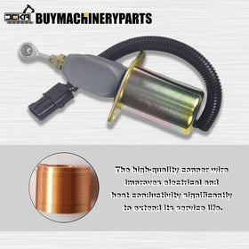BUYMACHINERYPARTS solenoid mounting holes detail showing 3-inch bolt spacing for fit