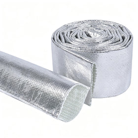 BuyUneed front view of aluminized sleeve package showing product and length benefit