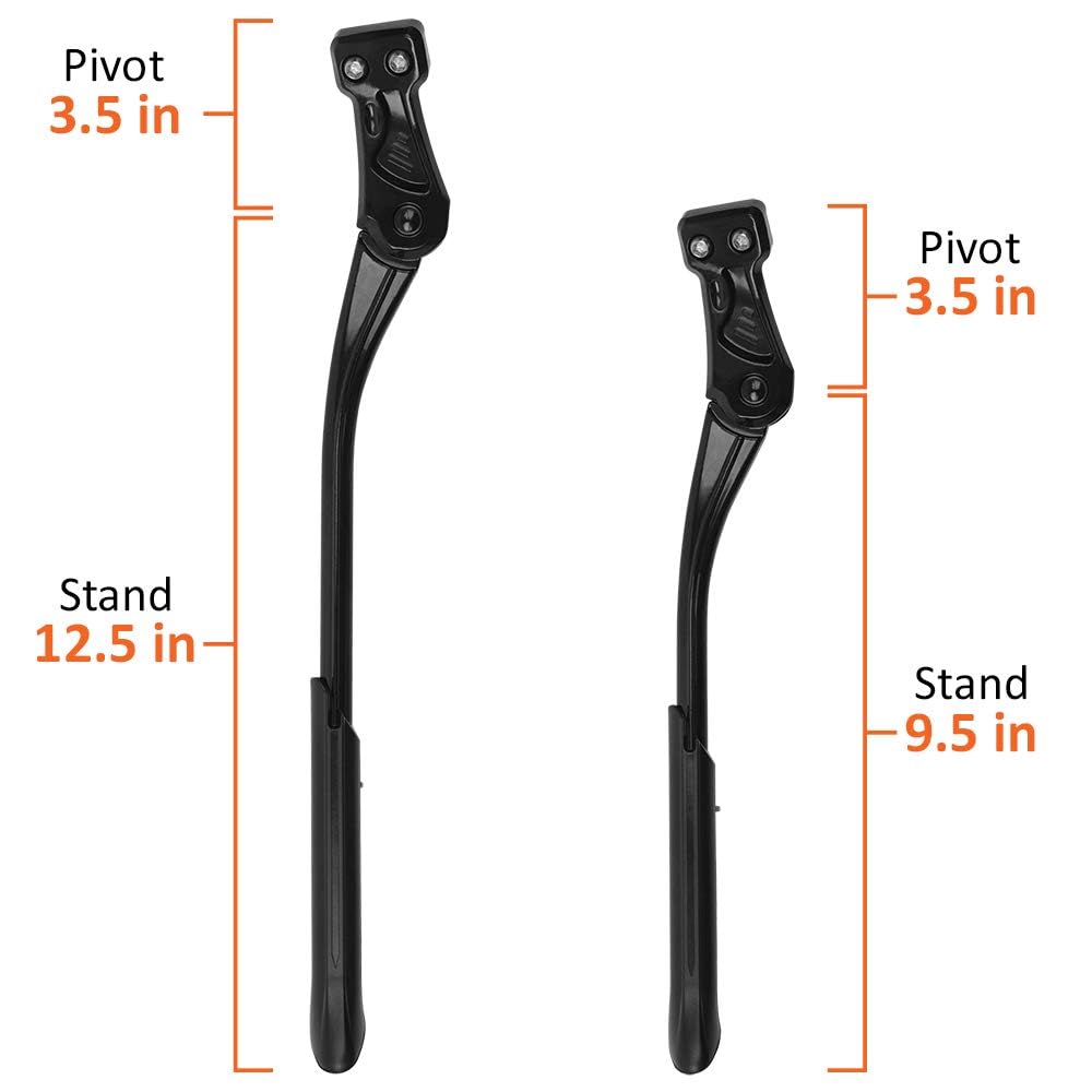 BV kickstand aluminum finish highlighting durable corrosion-resistant surface