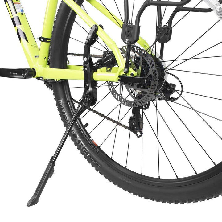 BV kickstand front view showing slim aluminum profile and stable support