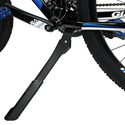 BV kickstand front view showing fit and sleek finish for stable parking