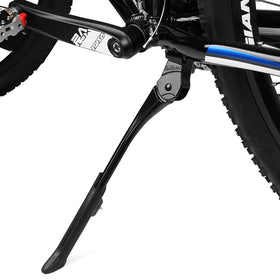 BV kickstand front view showing compact design and quick install benefit