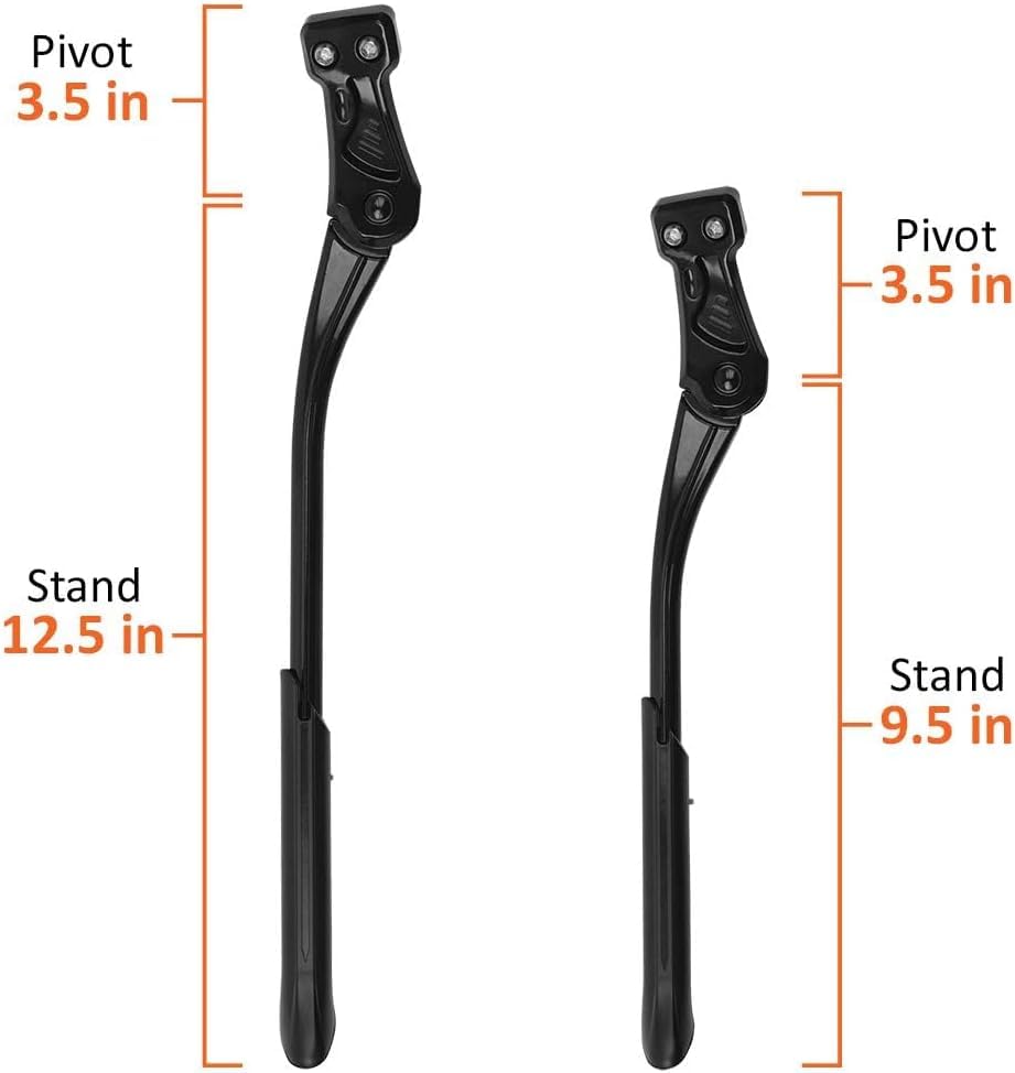 BV kickstand installation plate and bolts highlighting easy two-bolt mounting and reliability