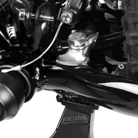 BV kickstand mounted on bike demonstrating stable parking benefit