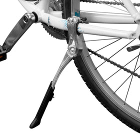 BV rear stand front view showing secure support and easy parking