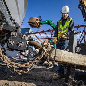 B&W Tow & Stow installed on truck illustrating heavy-duty towing capability