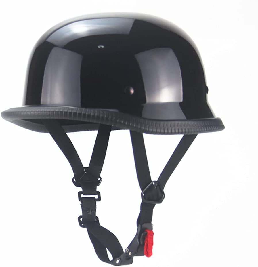 BwondMand helmet front view showing matte black finish and retro style benefit: timeless look