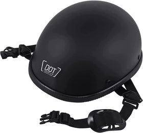 BwondMand helmet on cruiser motorcycle showing vintage styling in real ride context
