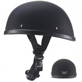 BwondMand front view matte black helmet showing classic retro style and road-ready look