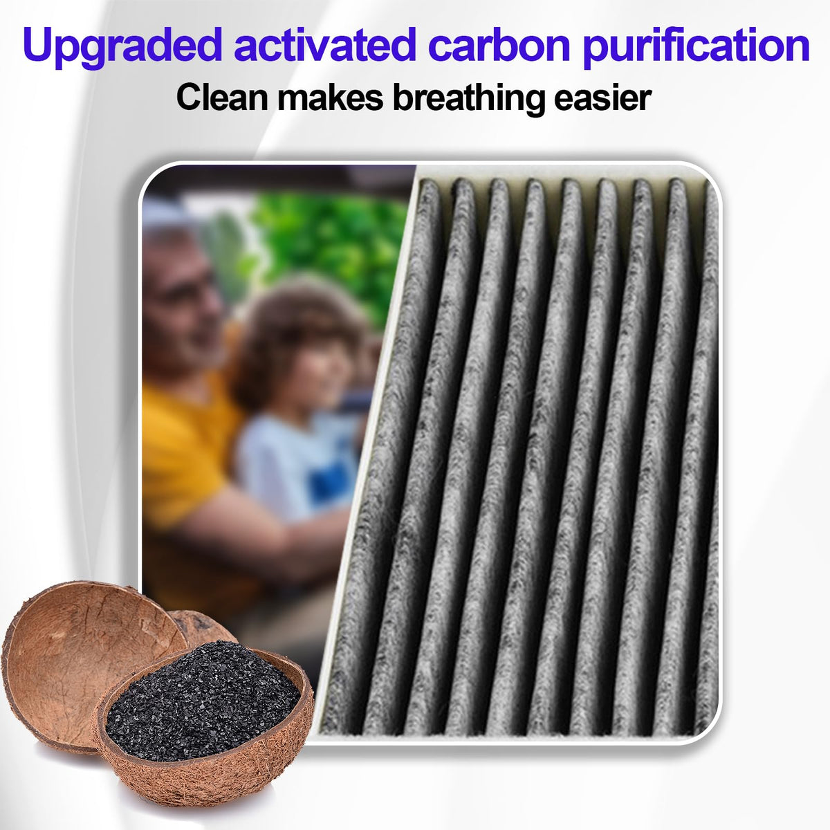 BX-Good near cabin vent in interior, improves in-car air quality