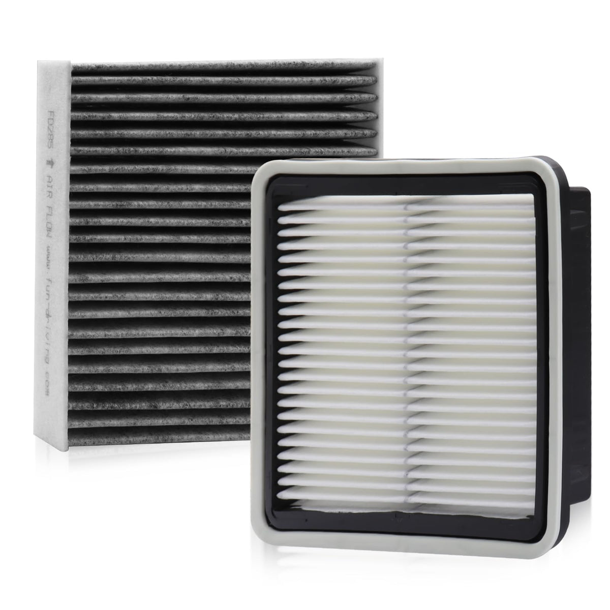 BX-Good front packaging showing both cabin and engine filters and clear fitment benefit