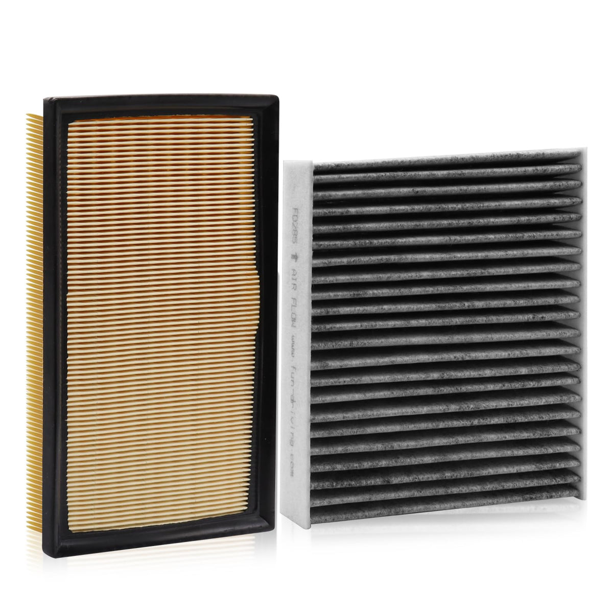 BX-Good front packaging showing both cabin and engine filters and easy-install promise