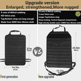 BXBXHD installed in SUV seatback demonstrating protection and organized storage benefit