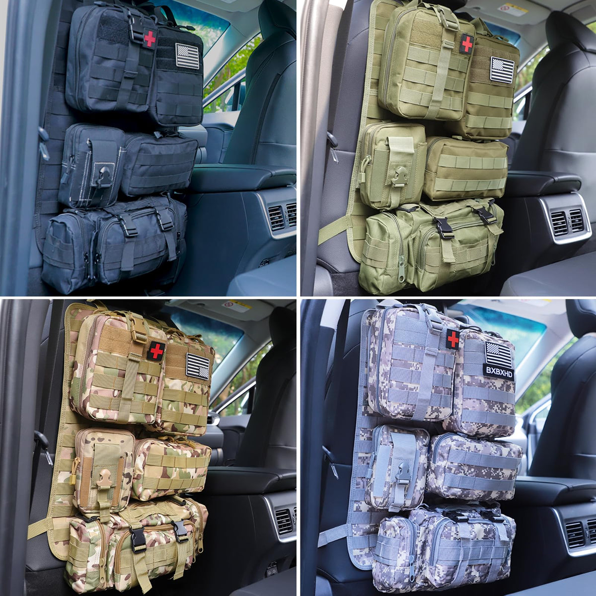 BXBXHD large storage pouch packed to show generous capacity advantage