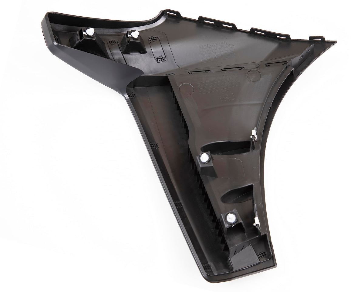 BXZ detail of mounting points showing OEM-style clips and secure attachment