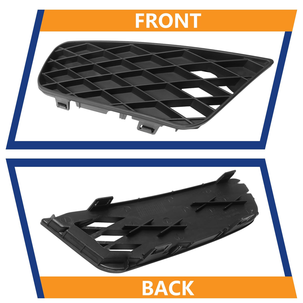 BXZ driver side installed on bumper showing correct fit and alignment