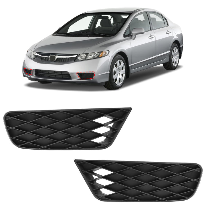 BXZ front bumper outer grille front view showing clean factory-style look