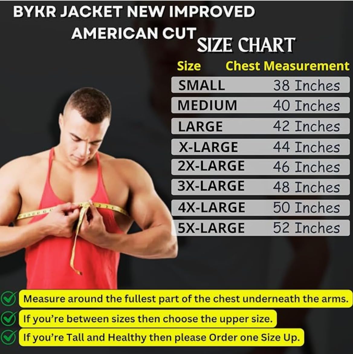 BYKR adjustable cuffs and waist straps providing a custom fit