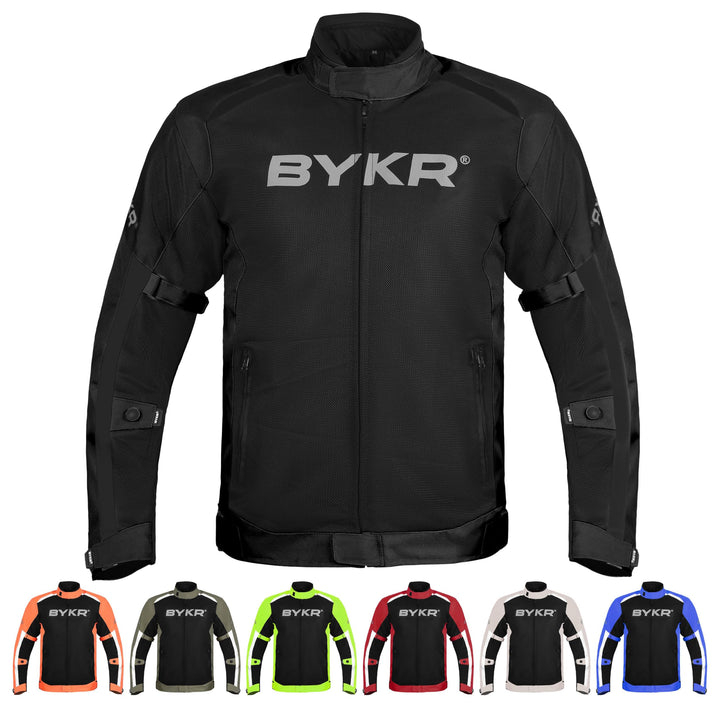 BYKR front view showing fit and reflective accents for safer visibility