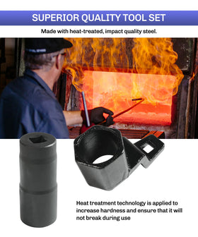 bylikeho alloy steel surface close-up showing heat-treated finish and long-term durability