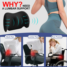 BYMECOST lumbar support on office chair promoting better posture at work