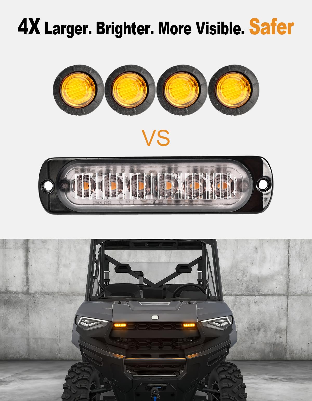 BystralX close-up of LED strip detailing bright flowing light advantage