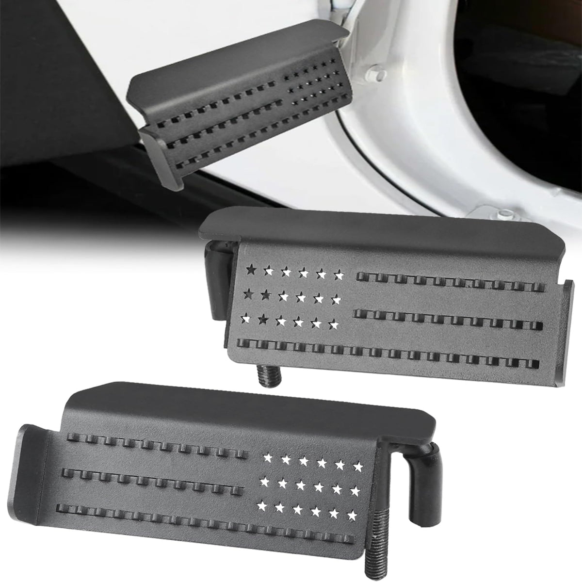 BystralX front-mounted foot peg on hinge showing secure fit and easy install