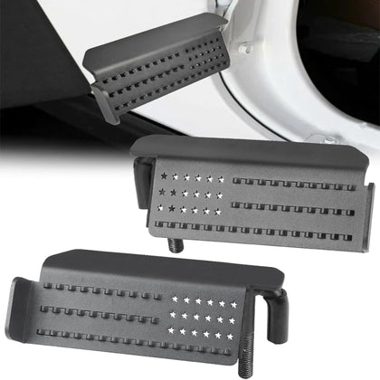 BystralX front-mounted foot peg on hinge showing secure fit and easy install
