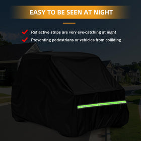 BystralX folded cover compact in storage showing space-saving benefit