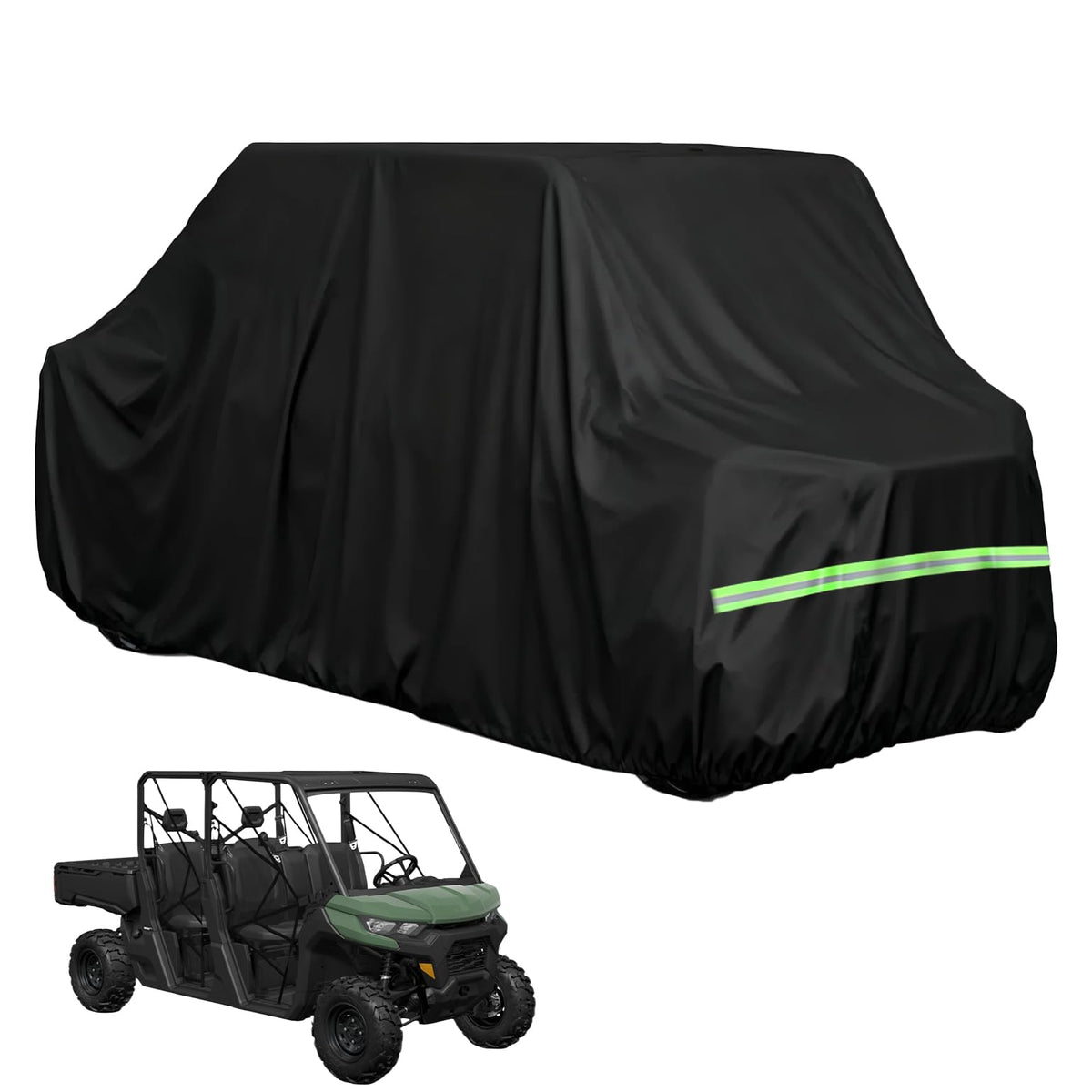 BystralX front view of UTV cover showing fit and protection