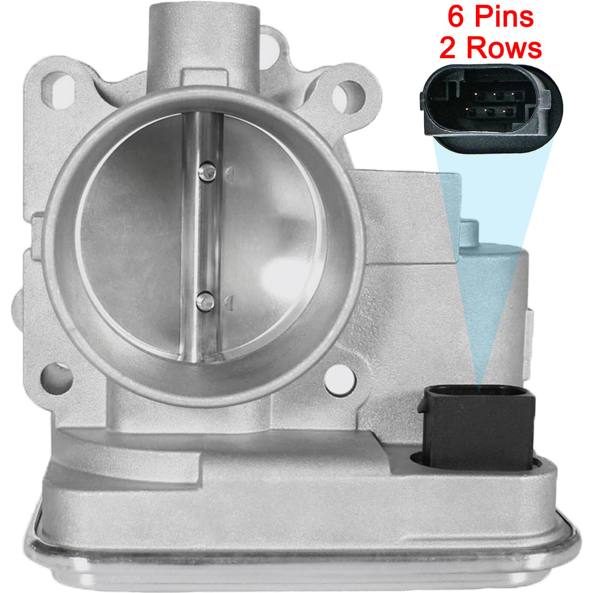 BZANPAR throttle body installed in engine bay showing restored throttle control benefit