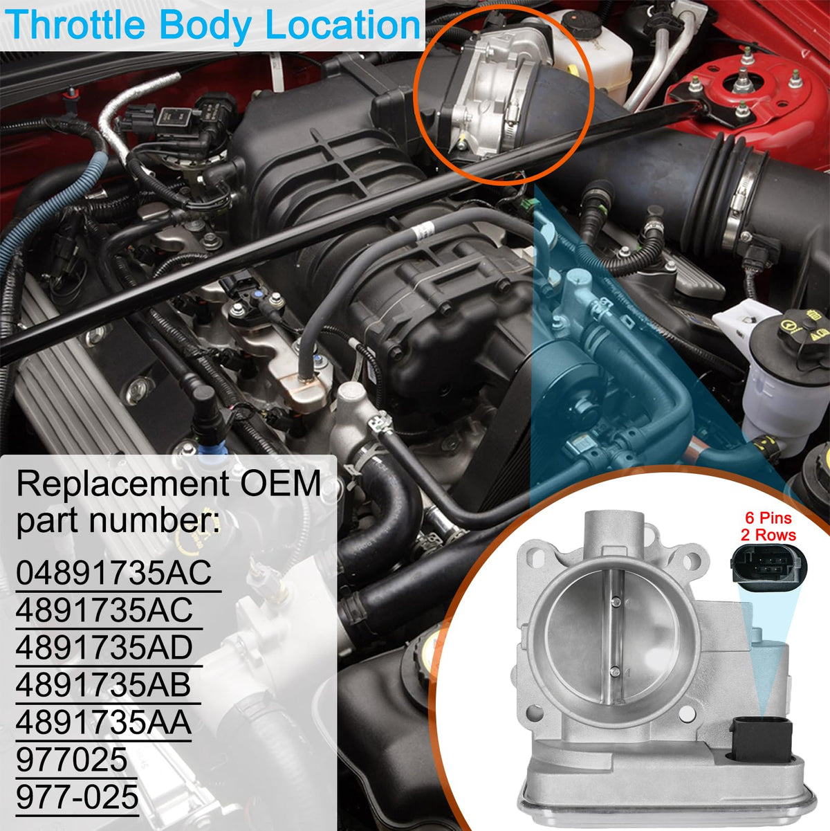 BZANPAR throttle body mounting bolt pattern for correct alignment benefit