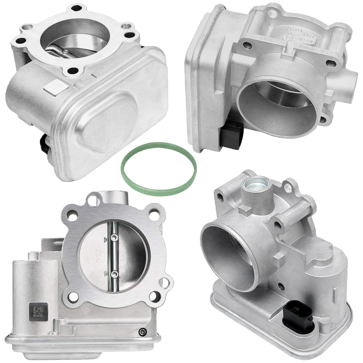 BZANPAR throttle body next to ruler showing compact size and straightforward replacement benefit