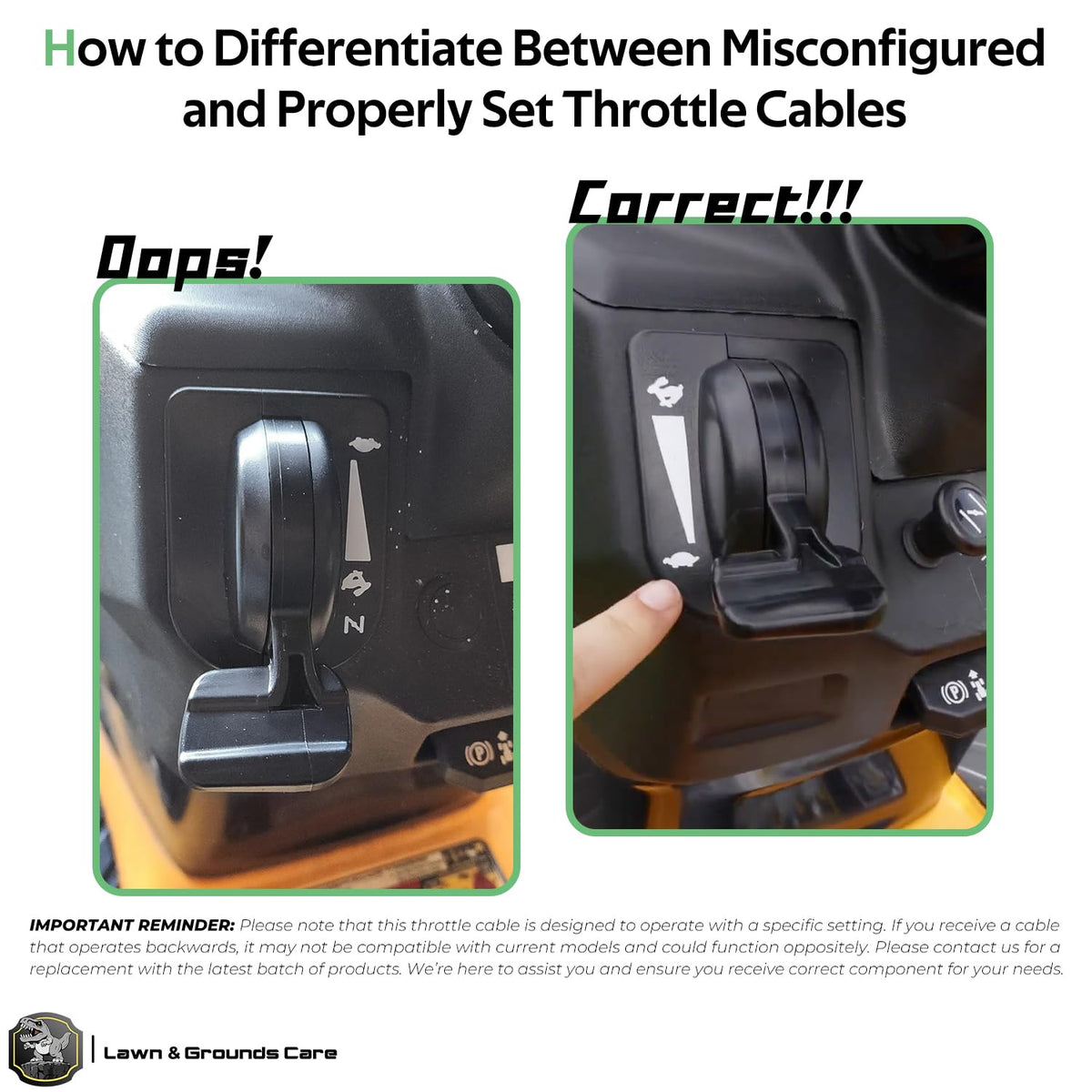 Bzcovac installed on Cub Cadet platform restoring throttle responsiveness