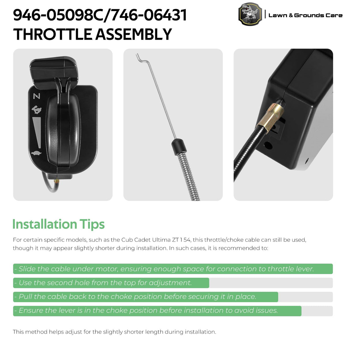 Bzcovac product packaging and label ensuring correct replacement part