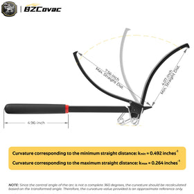 Bzcovac beside ruler for scale to show compact dimensions