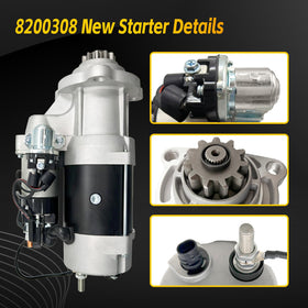 BZJUNZE starter being fitted at a worksite demonstrating professional installation