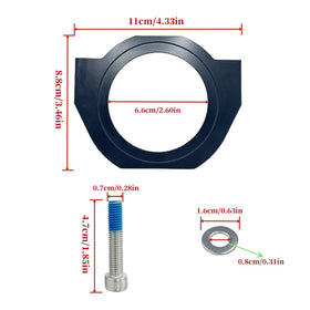 BZP guard installed on BMW engine protecting seal and belt
