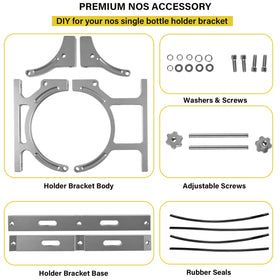 Bzsunway wing nuts and hardware kit organized for quick DIY installation